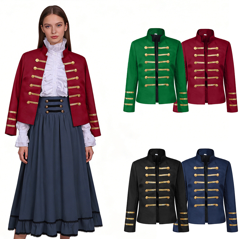 Jackets - Kurtka w stylu średniowiecznego dworu, dwurzędowa,