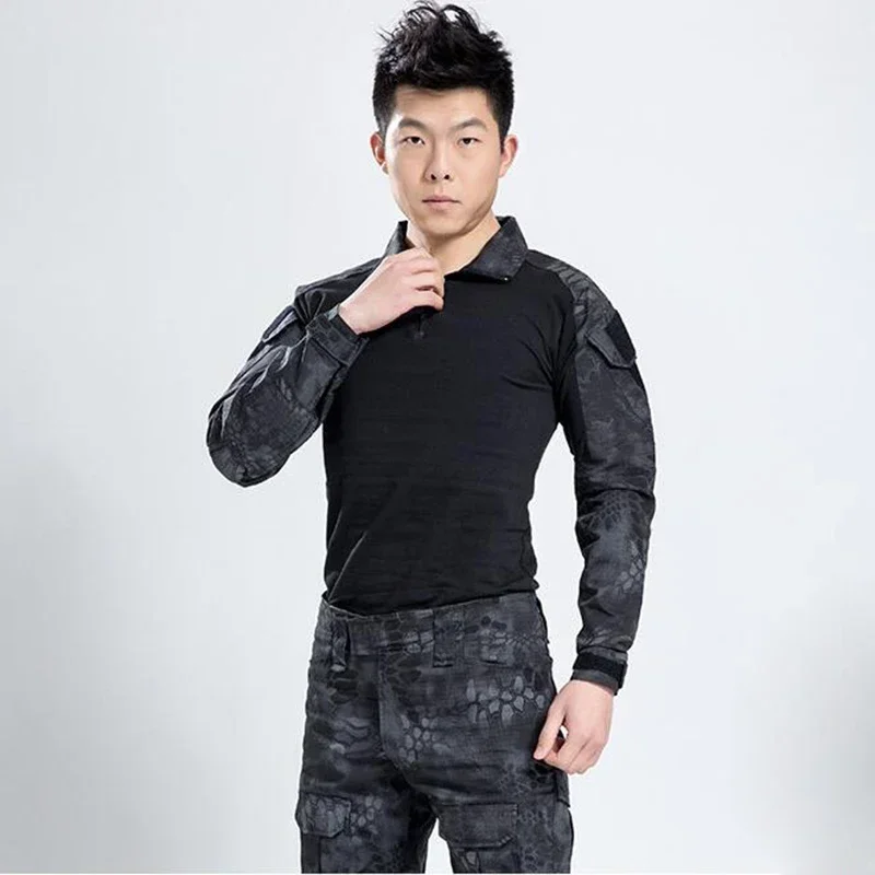 S-4XL, odzież outdoorowa, wzór – Tactical Military Shirt Cargo recenzja i cena
