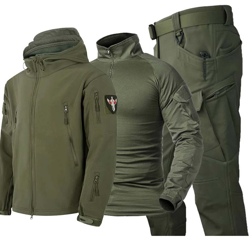 3-częściowy męski zestaw takty – Tactical Military Shirt Cargo recenzja i cena
